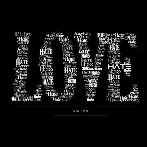 Love Hate Digital Art By Robert Adelman