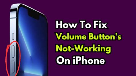 How To Fix Volume Buttons Not Working On Iphone Youtube