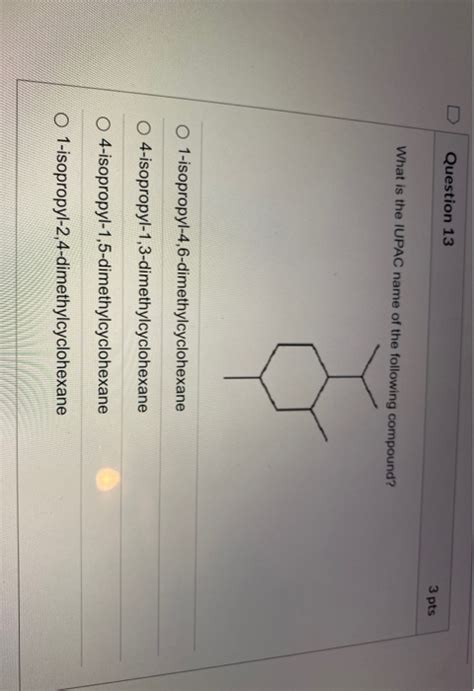 4 Isobutyl 1 1 Dimethylcyclohexane