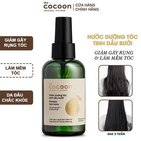 Nước dưỡng tóc tinh dầu bưởi cocoon Pomelo Hair Tonic 140ml