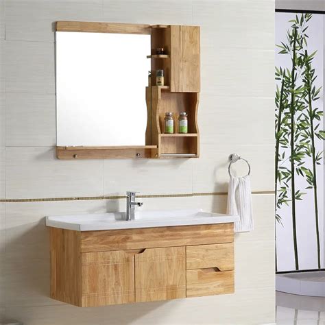 Classic Solid Wood Bathroom Cabinet K Buy Wood Bathroom Cabinet