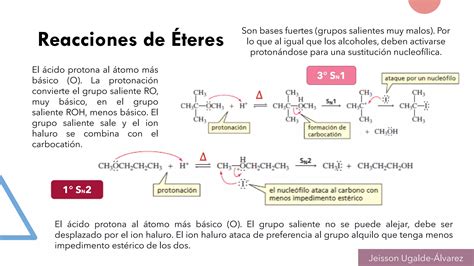 Resumen 8 Alcoholes Éteres Epóxidos y Aminas PPT