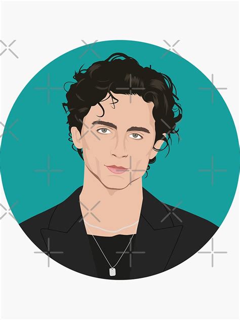 Timothee Chalamet Sticker For Sale By NEEDL Designs Redbubble