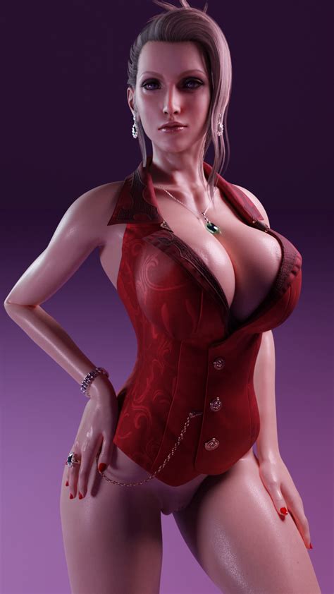 Rule 34 1girls 3d Ass Blender Breasts Final Fantasy Final Fantasy Vii Jul3dnsfw Naked Nude