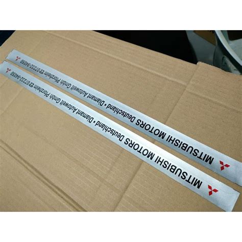 EURODECALS MITSUBISHI PRINTED FRAME STICKER FOR UPPER AND BOTTOM EURO