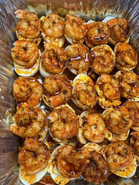 Cajun Shrimp Deviled Eggs - Recipes Need