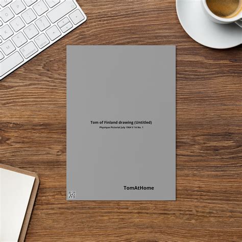 Tom Of Finland Cops Greeting Card Physique Pictorial Gay Leather Etsy