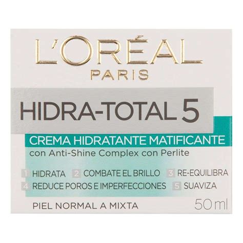 Loreal Paris Crema Matificante Hidra Total X Ml Farma