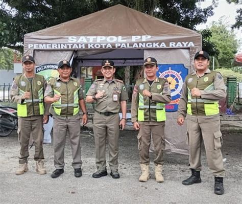 Peduli Pendidikan Satpol PP Palangka Raya Dirikan Pos Pengawasan