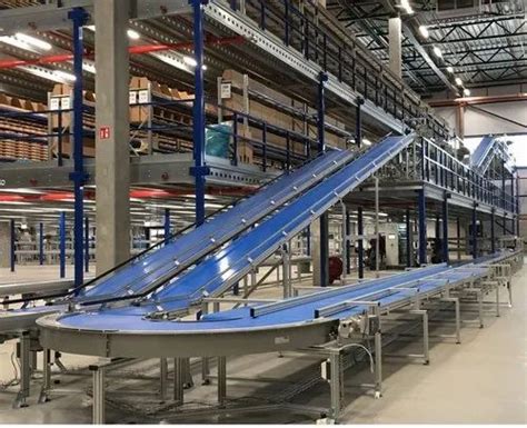 Steel Roller Belt Conveyor For Pharma Material Handling Capacity