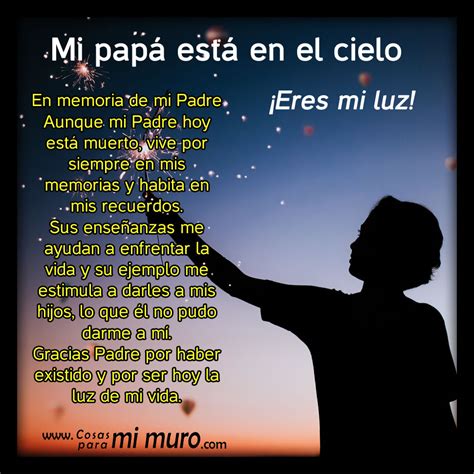 Frases Para Papa Que Esta En El Cielo