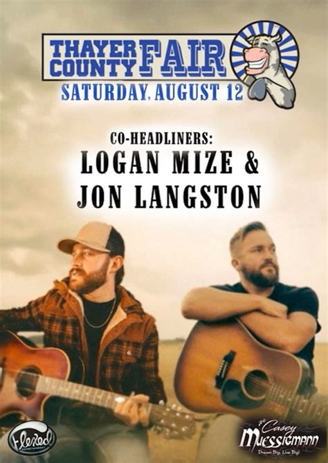 Logan Mize Jon Langston At Thayer County Fair Thayer Country