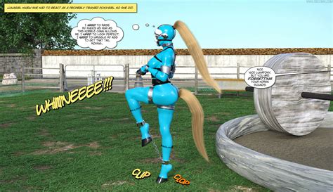 Prancing Ponygirl By Lindadanvers Hentai Foundry