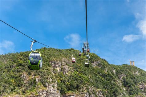 Sky Bridge And Cable Car Langkawi Island Malaysia Asia Editorial