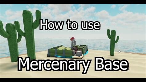 How To Use The Mercenary Base In Tower Defense Simulator Youtube