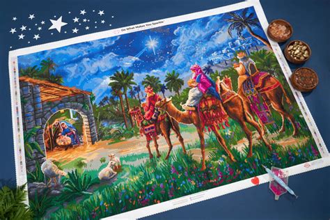 Three Kings Nativity Scene Diamond Art Club