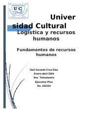 Fundamentos De Recursos Humanos En La Administraci N Course Hero