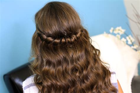 Headband Twist Half Up Half Down Hairstyles Cute Girls Hairstyles