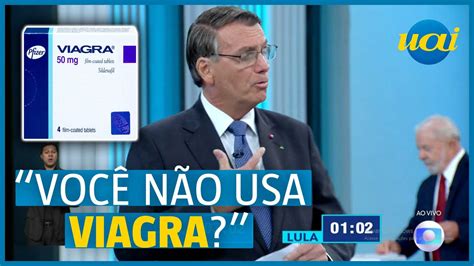 Bolsonaro questiona Lula Você não usa Viagra Vídeo Dailymotion