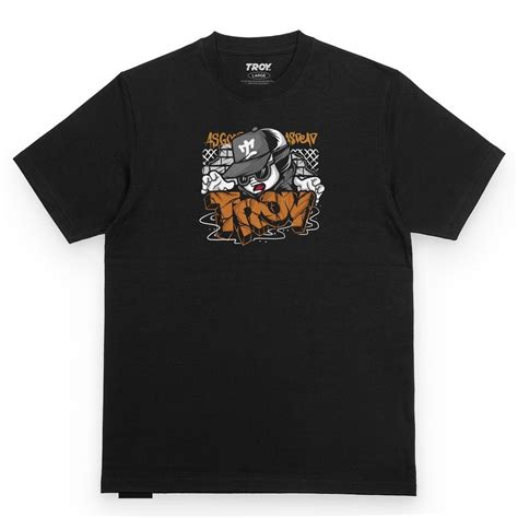 Jual Troy Company Tshirt Black Hipster Hip Hop Graffiti Kaos Pria