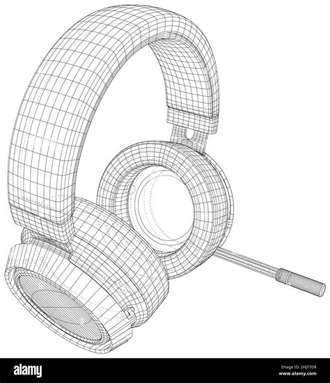 Headphones Drawing Outlines