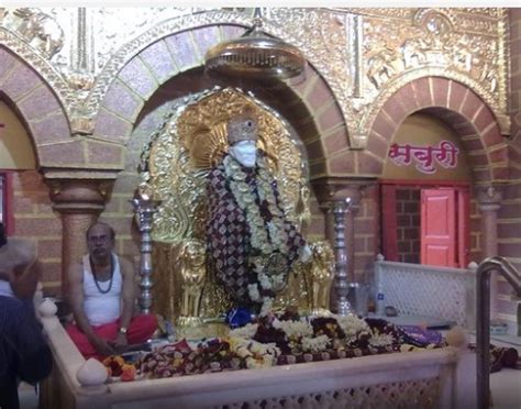sai baba samadhi temple famous spiritual journey  shirdi  india
