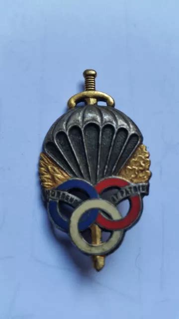 Insigne Brevet Preparation Militaire Parachutiste H Drago Paris Eur