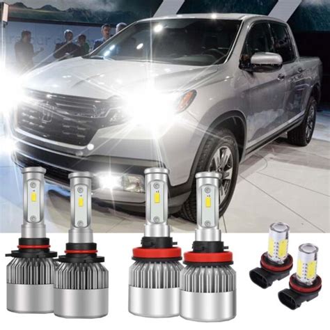 Led Headlight Fog Light Conversion Kit For Honda Ridgeline Low