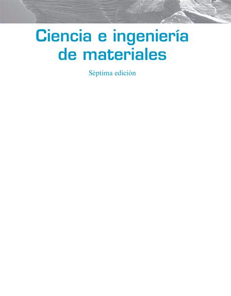 Ciencia e ingeniería de materiales Donald R Askeland PDF