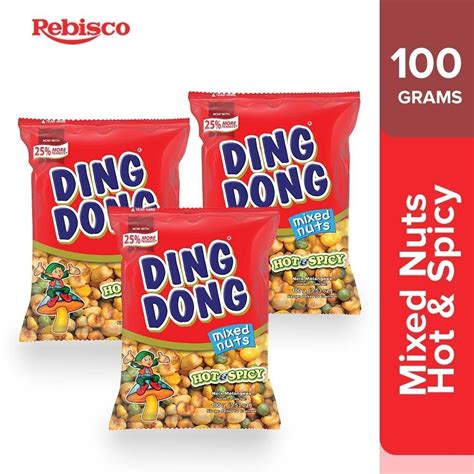 Ding Dong Spicy Flavor Mixed Nuts Hot Spicy G X Pcs Shopee