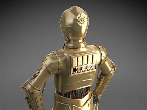 Star Wars C-3PO Droid 3D Model by SQUIR