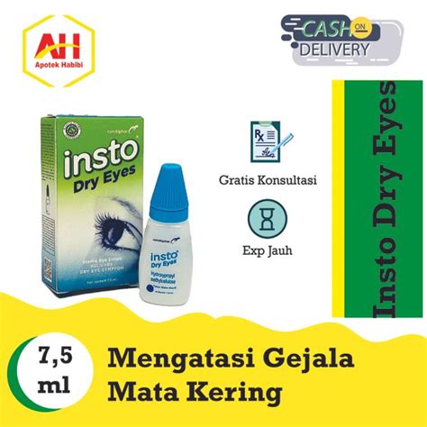 Jual Insto Tetes Mata Dry Eye Untuk Mata Kering Di Lapak Apotek Habibi