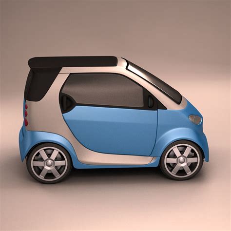 3d model smart car