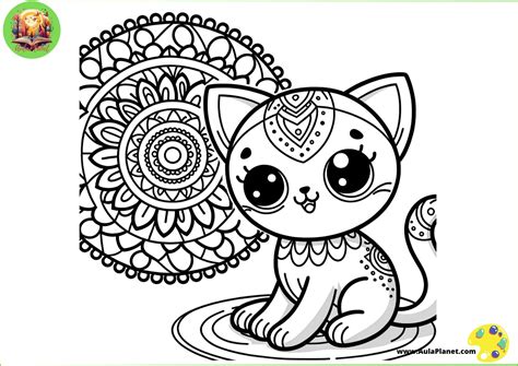 Mandalas De Gatos Para Colorear Descarga Gratuita