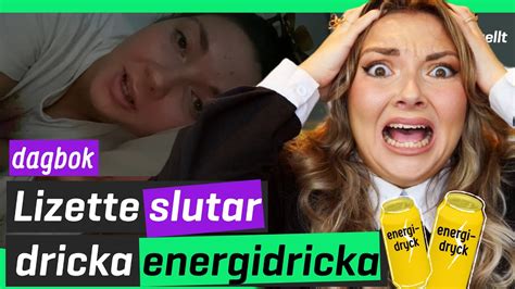 Lizette SLUTAR Dricka Energidryck Lilla Aktuellt YouTube