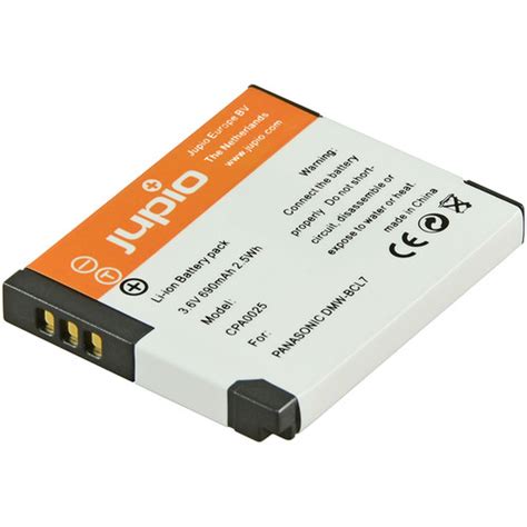 Jupio DMW BCL7 Lithium Ion Battery Pack 3 6V 690mAh CPA0025