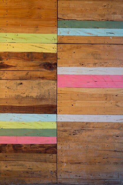 Premium Photo Colorful Wood Wall Texture