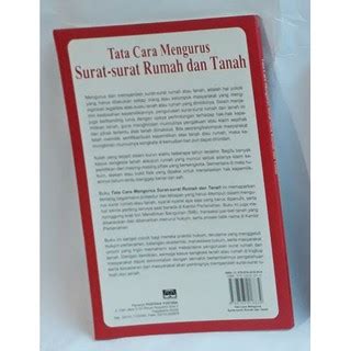 Jual Preloved Buku Tata Cara Mengurus Surat Surat Rumah Dan Tanah