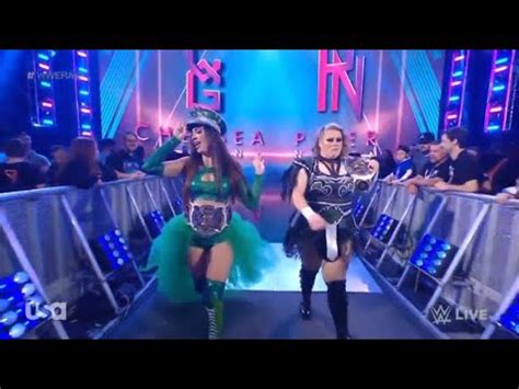 Chelsea Green Piper Niven Vs Natalya Tegan Nox Women S Tag Team