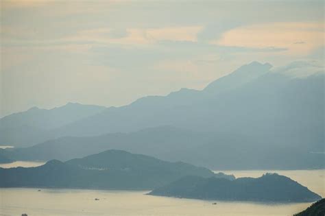 La Noche De Hong Kong Vista Desde El Pico Victoria Foto Premium