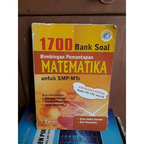 Jual BUKU 1700 BANK SOAL MATEMATIKA SMP MTS KURIKULUM 2013 Shopee