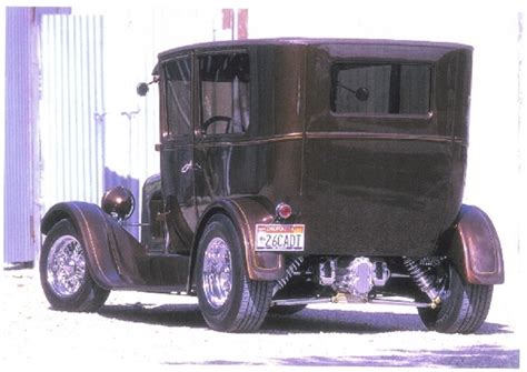 Photo John Buttera Built Root Beer Brown 26 Ford Tudor 2 Lil