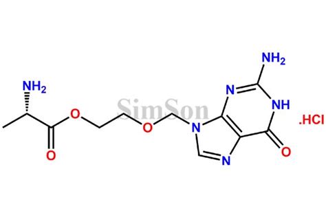 Valaciclovir Ep Impurity H Hydrochloride Cas No Simson