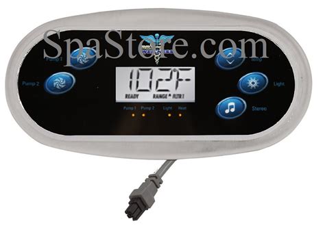 Current Version Dr Wellness Spas Topside Control Panel 5 Buttons