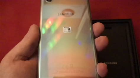 Samsung Galaxy Note 10 Exynos 9825 Aura Glow Unboxing And A Bit Of