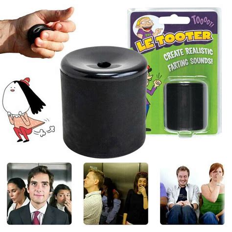 SHENGSEN Novelty Squeeze Pooter Fart Machine Funny Le Tooter Prank ...