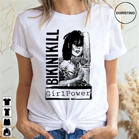 Black Art Girl Power Bikini Kill Doristino Limited Edition T Shirts