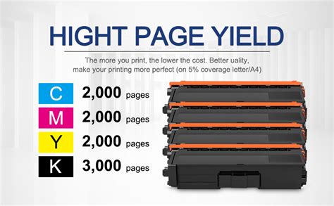 Amazon Tn Toner Cartridge Pack Bk C M Y Replacement For