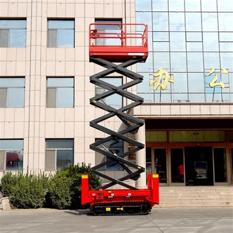 M M Man Lifting Automatic Scissor Lift Hydraulic Scaffolding Self