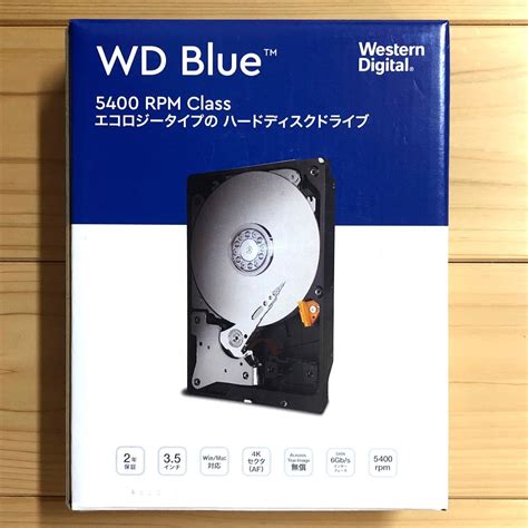 6TB WD Blue WD60EZAZ RT Western digital 内蔵型ハードディスク HDD 未開封新品PayPayフリマ